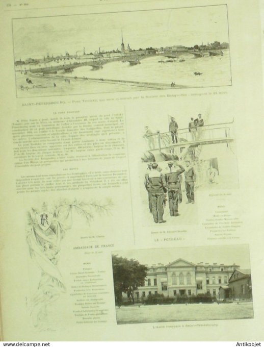 L'illustration 1897 n°2844 Russie Krasnoié-Sélo Péterhof St-Pétersbourg