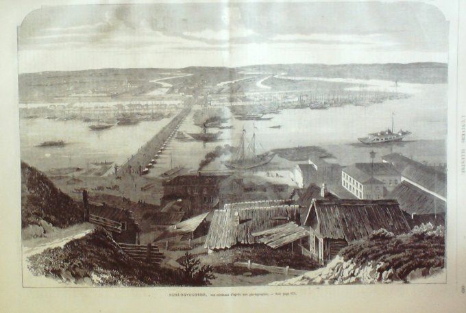 L'Univers illustré 1867 # 667 Chine Formose Italie Aquapendente Russie Nijni-Novogorod Inde Calpée