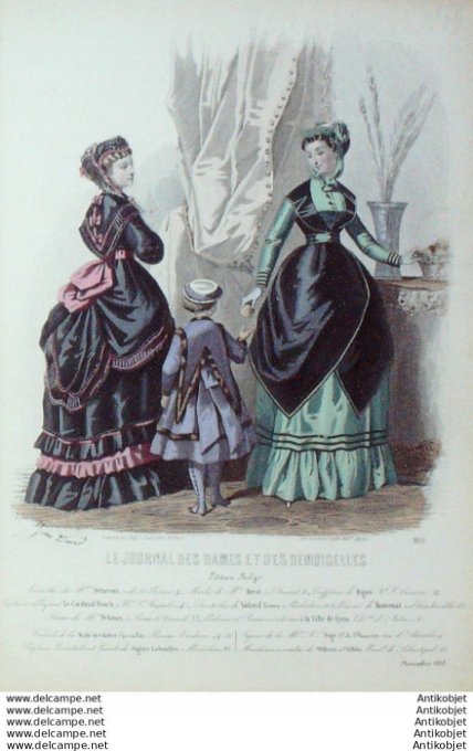 Journal des Dames Demoiselles 1869 # 905 (Maison Delacroix)