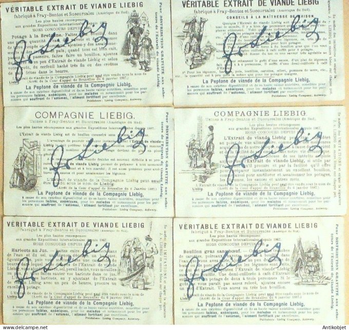 Chromo Liebig Sang  654 La fabrication du sucre (1900)