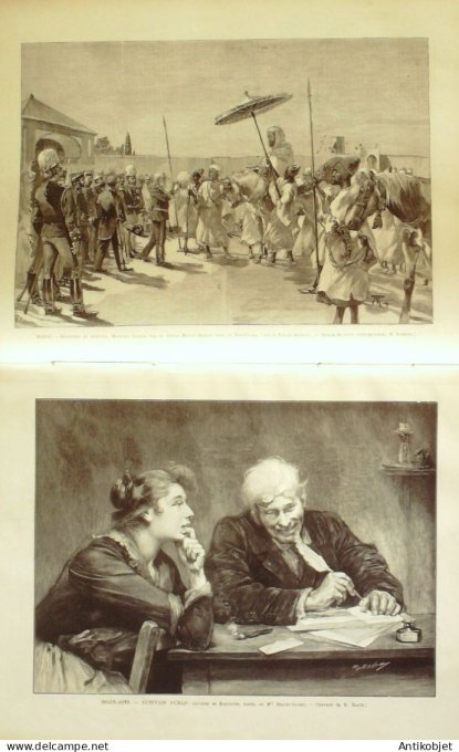 Le Monde illustré 1894 n°1926 Brésil Rio-de-Janeiro Maroc Kob-Souera Mouley-Hassan vélocipédie