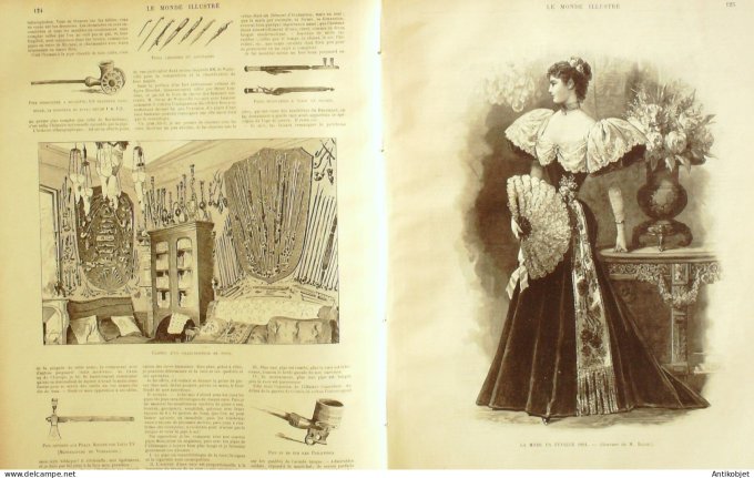 Le Monde illustré 1894 n°1926 Brésil Rio-de-Janeiro Maroc Kob-Souera Mouley-Hassan vélocipédie