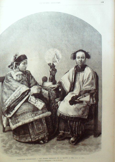 L'Univers illustré 1867 # 668 Autriche Vienne Chine maison de thé Grèce Canada Balmoral