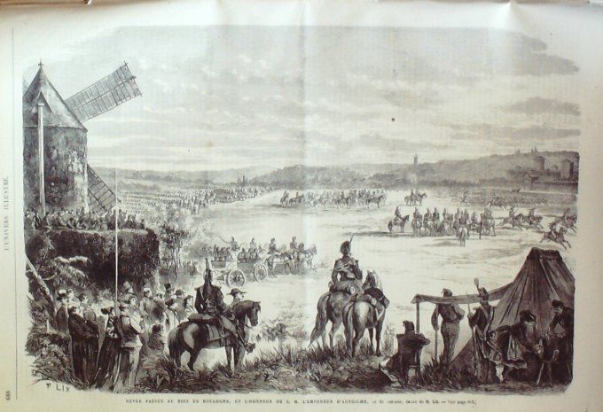 L'Univers illustré 1867 # 668 Autriche Vienne Chine maison de thé Grèce Canada Balmoral