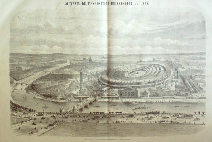 L'Univers illustré 1867 # 668 Autriche Vienne Chine maison de thé Grèce Canada Balmoral
