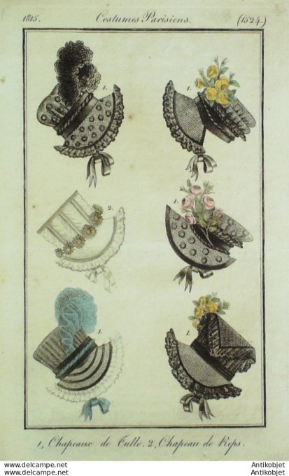 Gravure de mode Le Bon Ton 1839 n°315