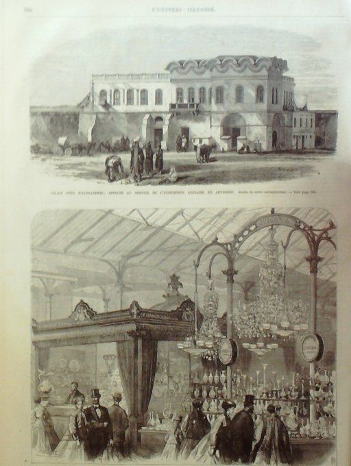 L'Univers illustré 1867 # 669 Pierrefonds (60) Jerusalem Ethiopie Tolède Japon Taïkoun Egypte 