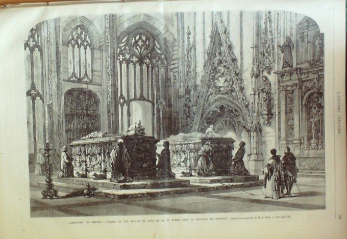 L'Univers illustré 1867 # 669 Pierrefonds (60) Jerusalem Ethiopie Tolède Japon Taïkoun Egypte 