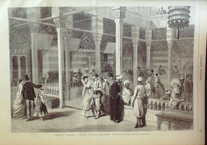 L'Univers illustré 1867 # 669 Pierrefonds (60) Jerusalem Ethiopie Tolède Japon Taïkoun Egypte 