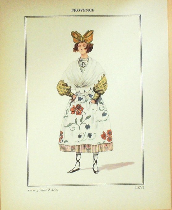 Provence-Alpes-Côte d'Azur Arles-Villageoise 1920