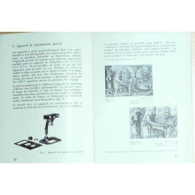 Catalogue ZEISS IKON apapreils photos CONTAX ALLEMAGNE 1930 66