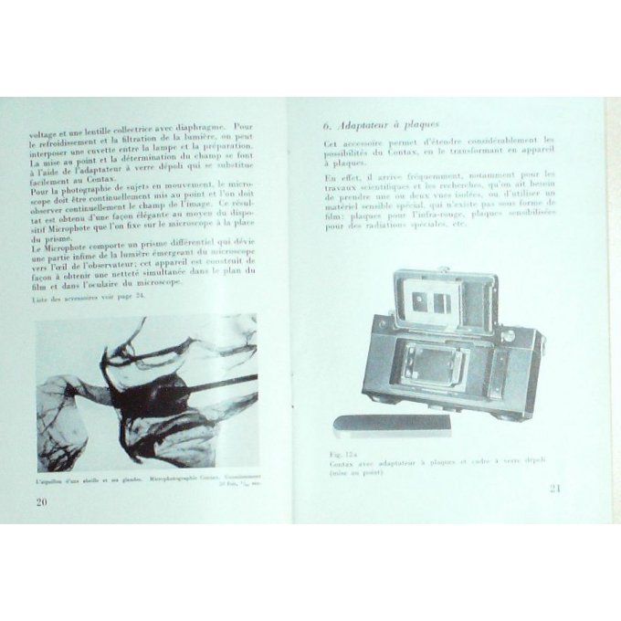 Catalogue ZEISS IKON apapreils photos CONTAX ALLEMAGNE 1930 66
