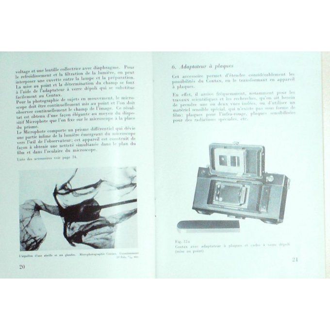 Catalogue ZEISS IKON apapreils photos CONTAX ALLEMAGNE 1930 66
