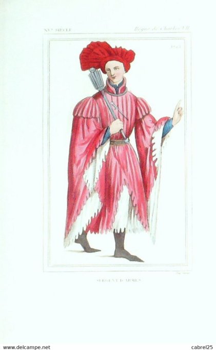 Sergent d'armes 15ème 1852