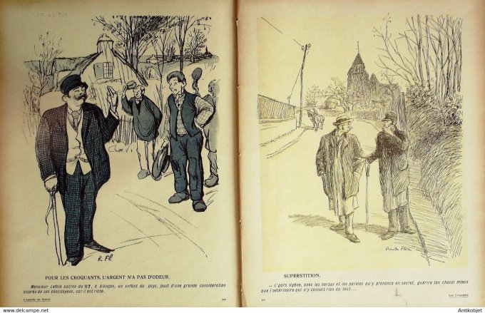 L'Assiette au beurre 1907 # 326 Les croquants Florès Ricardo