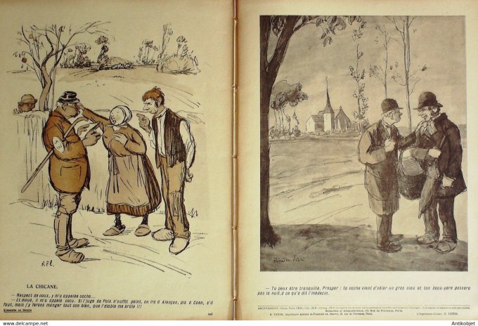 L'Assiette au beurre 1907 # 326 Les croquants Florès Ricardo
