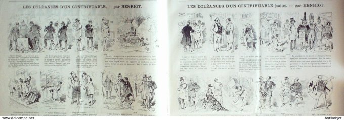 Le Journal Amusant 1889 # 1681 l'Ambigu la porteuse de pain par Mars
