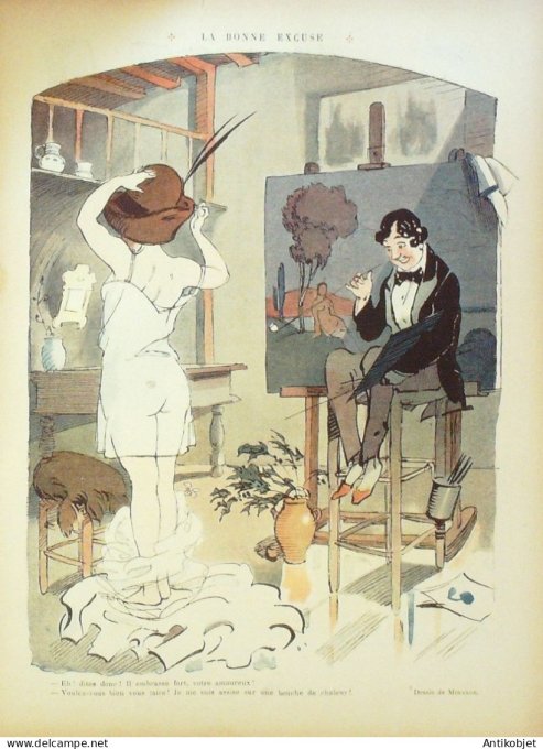 Le Rire 1911-04- 8 # 427 Journal humoristique Ed.Originale L'Adultere