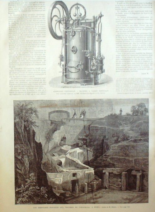 L'Univers illustré 1867 # 671 Italie Caracalla MAutriche Vienne Ethiopie Cipayes Manchester Fénians 