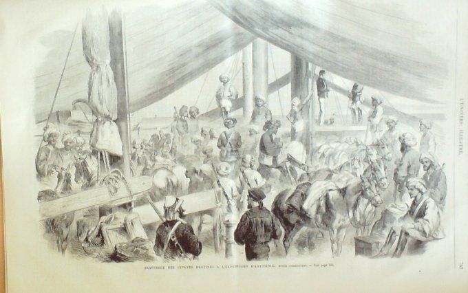 L'Univers illustré 1867 # 671 Italie Caracalla MAutriche Vienne Ethiopie Cipayes Manchester Fénians 