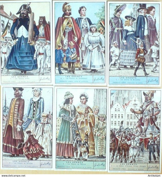 Chromo Liebig Sang 1416 Les geants (1940)