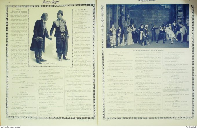 Paris qui chante 1903 #37 Dranem Mistinguette Albens RoscaTête à l'huile