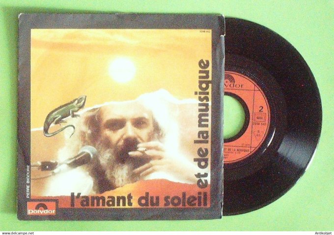 Moustaki Georges 45T SP L'amant du soleil et de la musique 1976