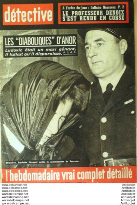 Détective 1964 # 917 Anor Les Lilas Clamecy Auberives/Varèze