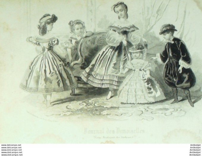 Journal de Demoiselles 1862 # 04b Travestissements enfants