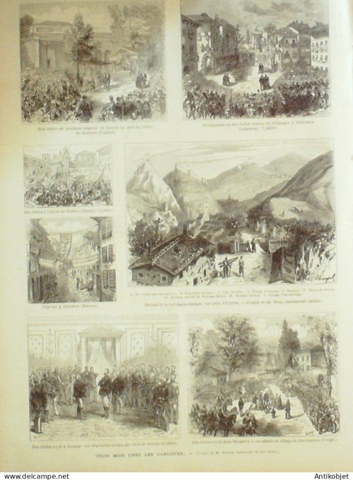 Le Monde illustré 1875 n°968 Etats-Unis Philadelphie Fairmont Boulogne-Sur-Mer (62)