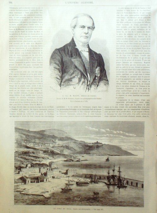 L'Univers illustré 1867 # 673 Nice (06)Autriche chasseurs Etiopie Sceaux d'Angleterre