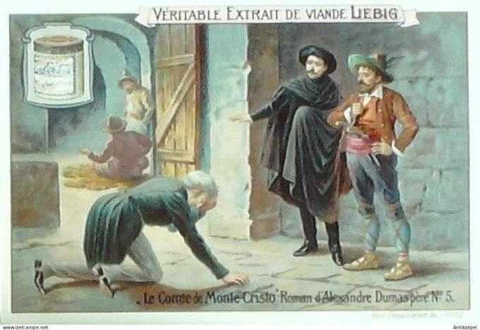 Chromo Liebig Sang  697 Comte Montee-Cristo 2 (1902)