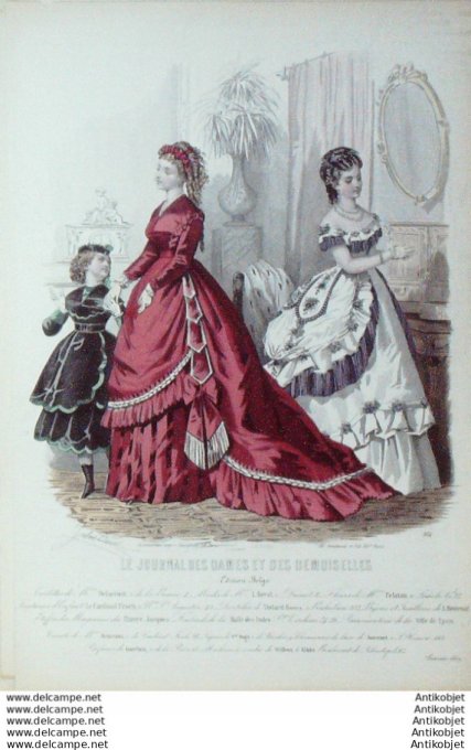 Journal des Dames Demoiselles 1869 # 914 (Maison Delacroix)