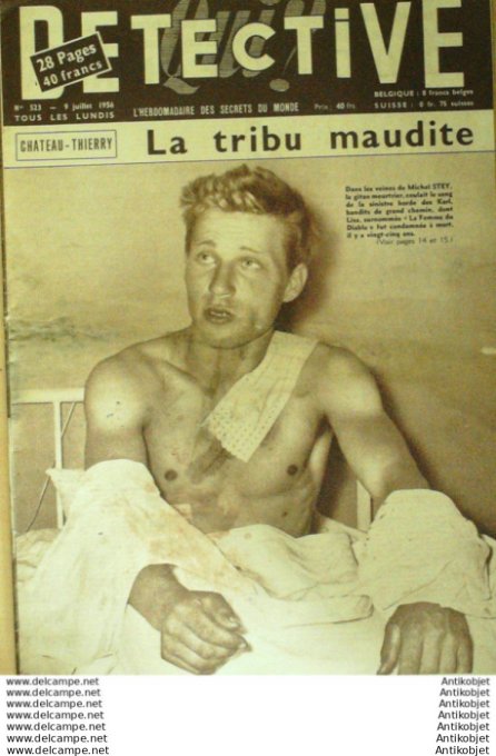 Détective 1956 # 522 Espalion St-Germer-de-Fly Ramatuelle Nîmes Signes