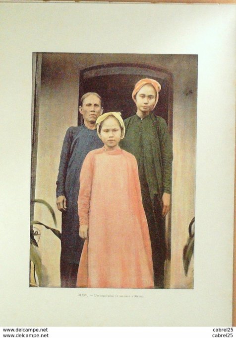 Vietnam MYTHO famille Villageoise