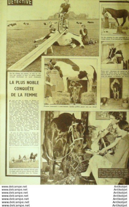 Détective 1956 n°523 dpt 02-22-83-84 Londres Niger Tchad