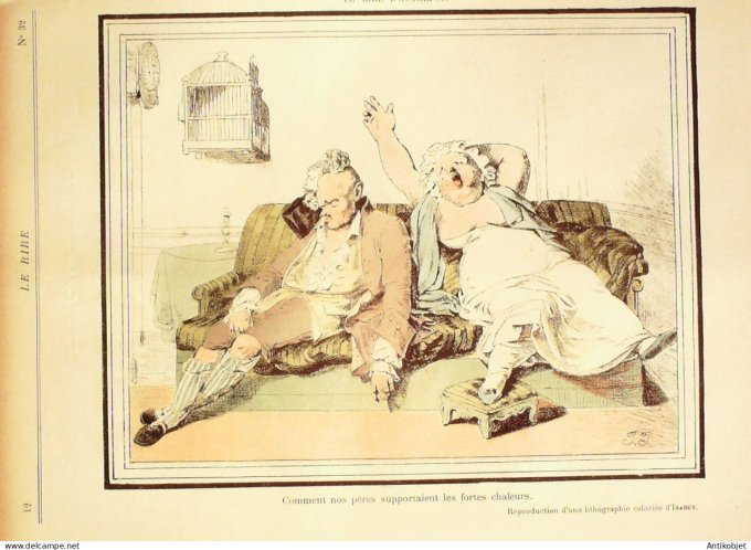 Le Rire 1895-06-15 #  32 Journal humoristique Ed.Originale M.Paul Bourget