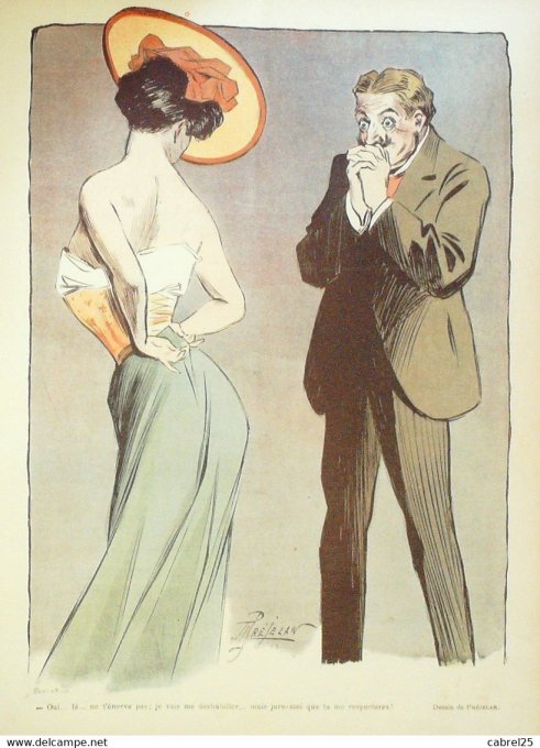 Le Rire 1904 n° 70 Mirande Burret Carlègle Bac Préjelan Jeanniot