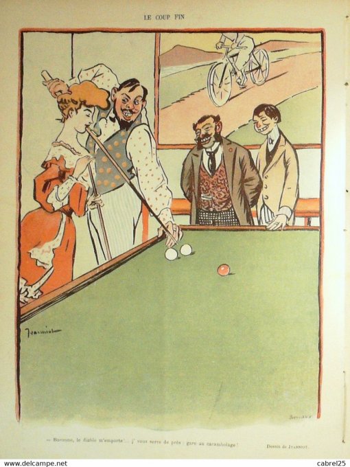 Le Rire 1904 n° 70 Mirande Burret Carlègle Bac Préjelan Jeanniot