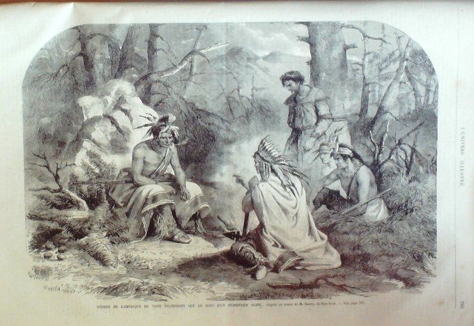 L'Univers illustré 1867 # 674 Allemagne Wurtemberg Tyrol Gossensasz Xérès Gabon Ashangos Bakalais 