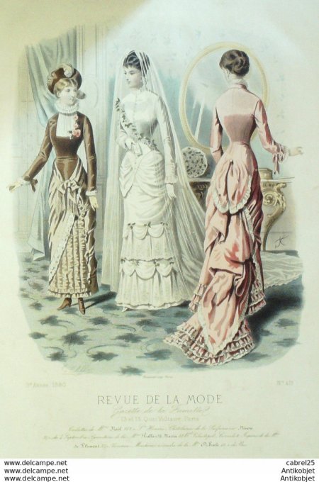 Gravure de mode Le Moniteur 1848 n°16