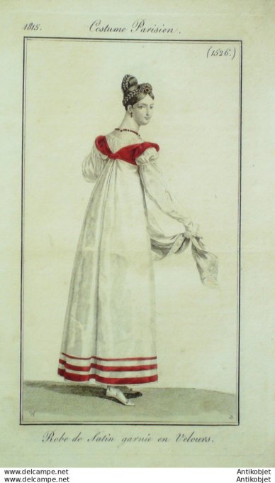 Les Modes parisiennes 1862 n°1021 Manteaux velours rubansrobes velours