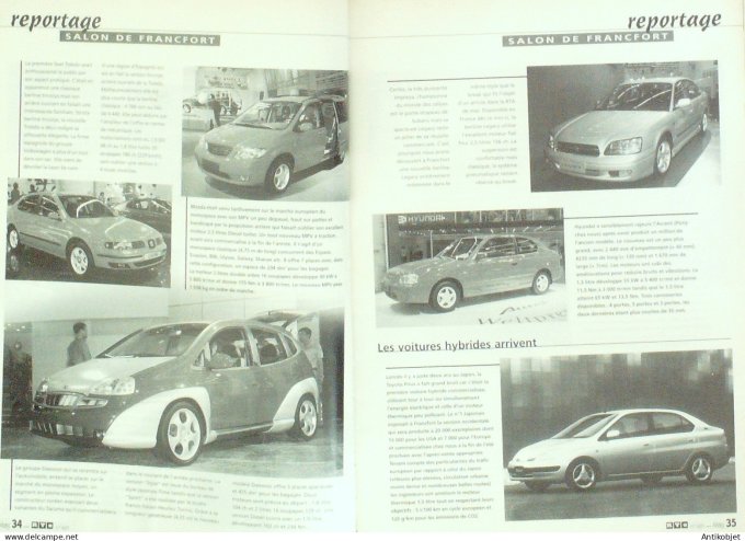 Revue Tech. Automobile 1999 n°621 Peugeot 206 Volkswagen Polo