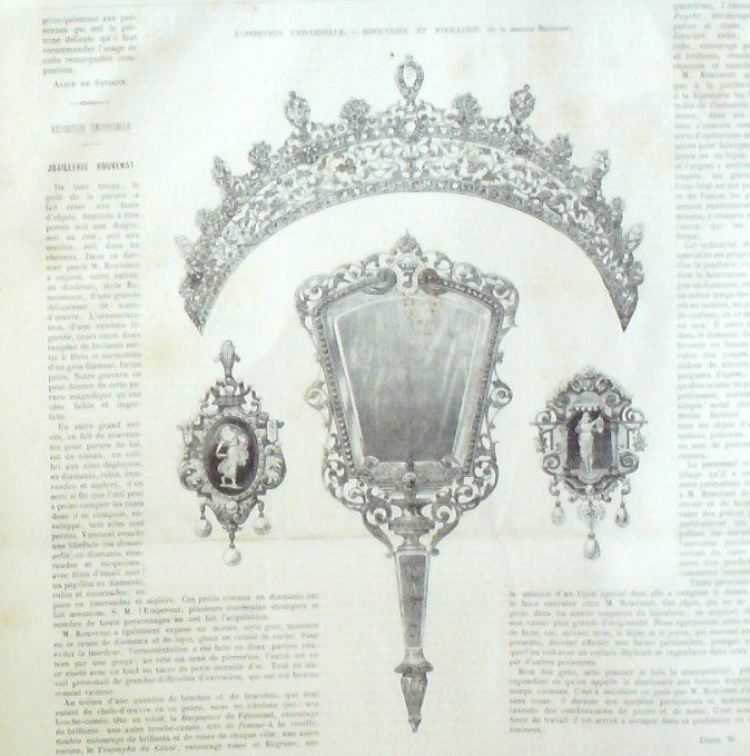 L'Univers illustré 1867 # 675 Mexique Cordova Orizaba Syrie Oronte Luxembourg