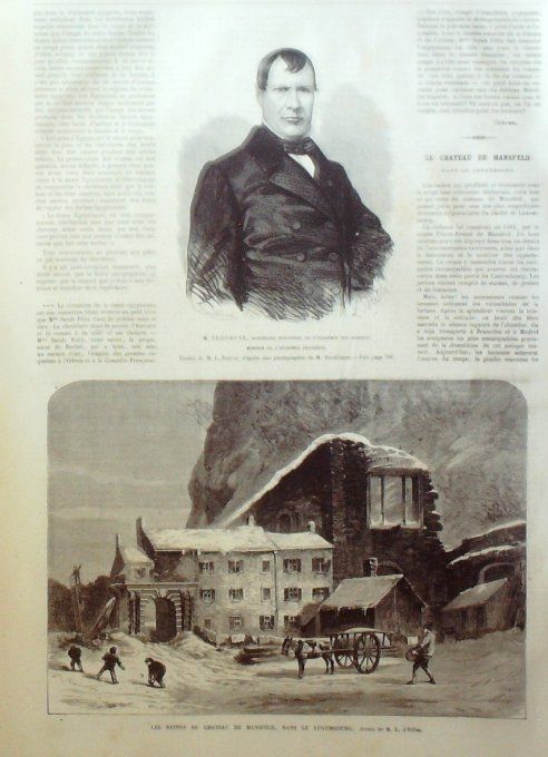 L'Univers illustré 1867 # 675 Mexique Cordova Orizaba Syrie Oronte Luxembourg