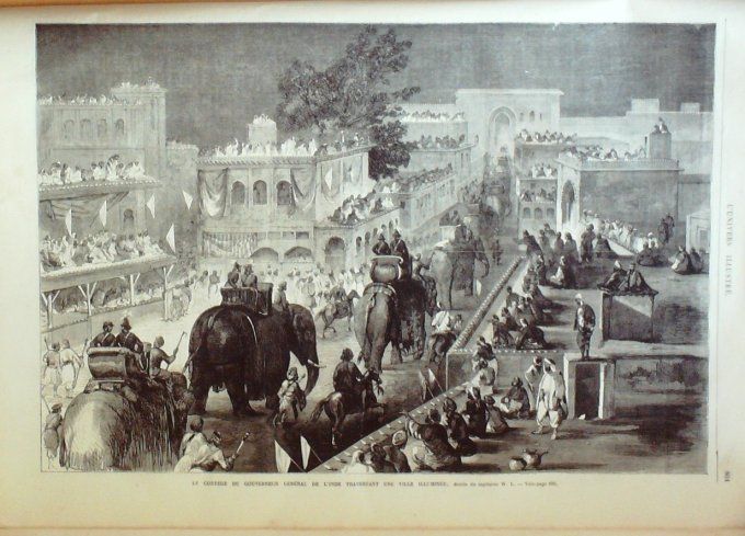 L'Univers illustré 1867 # 675 Mexique Cordova Orizaba Syrie Oronte Luxembourg