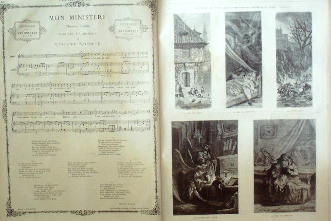 L'Univers illustré 1867 # 675 Mexique Cordova Orizaba Syrie Oronte Luxembourg