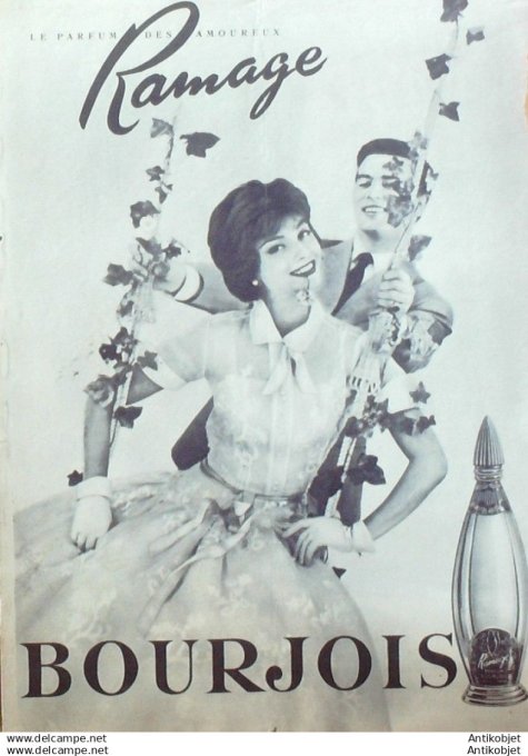 Publicite Cosmetique Bourgeois Ramage 1962