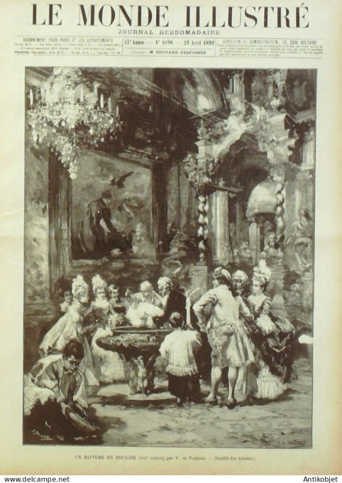 Le Monde illustré 1899 n°2196 Jérusalem Vitry (94) Saint Quentin (02) Don Quichotte Algérie Dellys