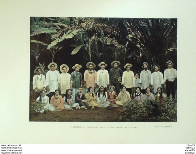 Polynésie Indigènes des îles consacrées à la danse